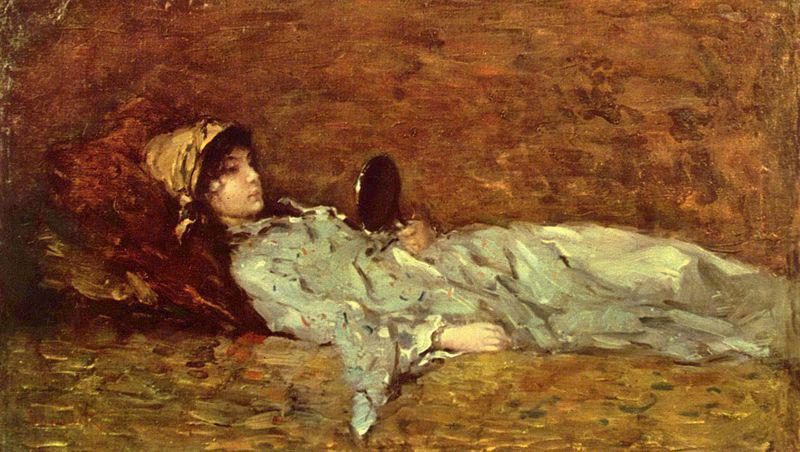 Madchen im Spiegel, Nicolae Grigorescu